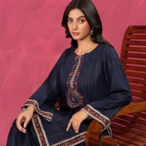 Midnight Aura Embroidered Co-Ord Set